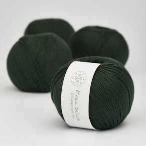 Organic cotton garn 50g nr. 45 Flaskegrn