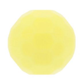 Silikone perler 16mm fazet lysegul