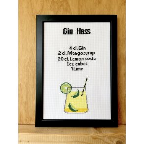 Gin Hass - billede - broderi