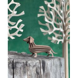 Lovi Gravhund 12cm. - brown