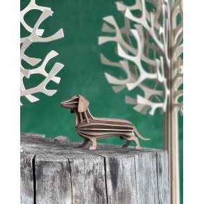 Lovi Gravhund 12cm. - brown