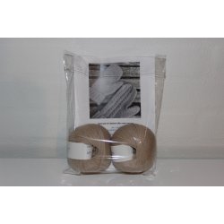 Hklede luffer med snoninger - kit