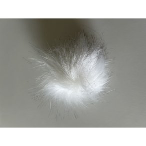Pompon 80mm - hvid