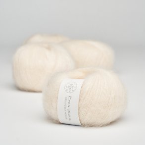 Deluxe Silk Mohair garn 20g. nr. 2 creme