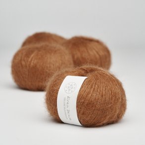 Deluxe Silk Mohair garn 20g. nr. 52 cognac