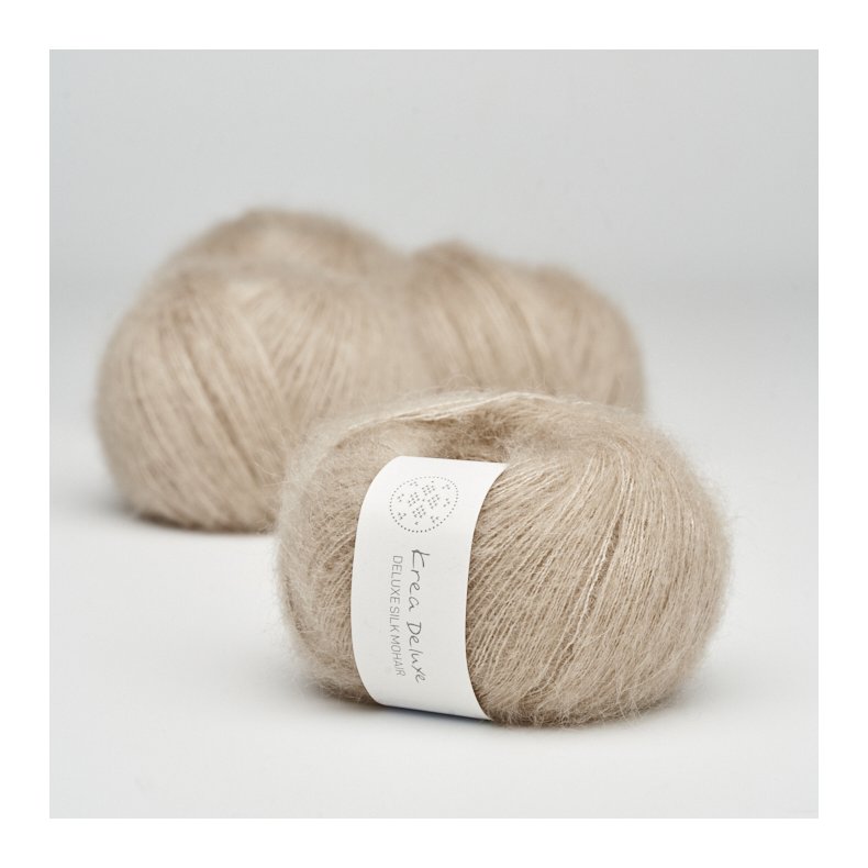 Deluxe Silk Mohair garn 20g. nr. 46 sand