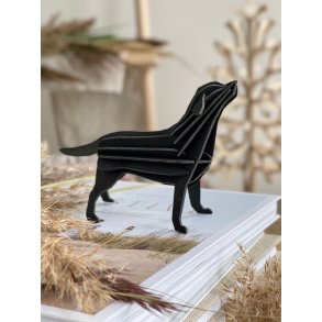 Lovi Labrador 15cm. sort