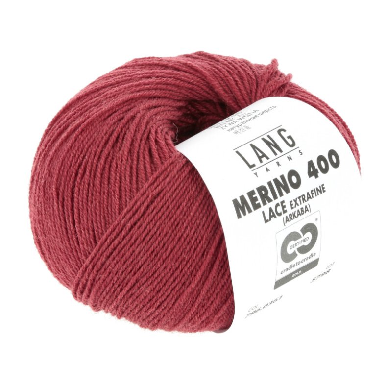 Merino 400 Lace garn 25g. farve nr. 0361 Vinrd
