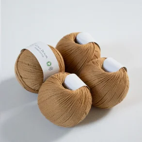 Organic cotton garn 50g nr. 59 St�vet okker