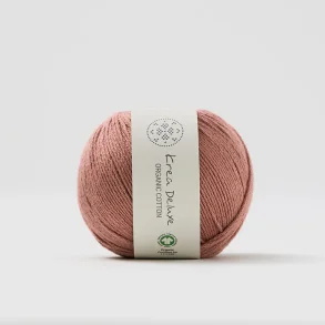 Organic cotton garn 50g nr. 66 M�rk pudder 