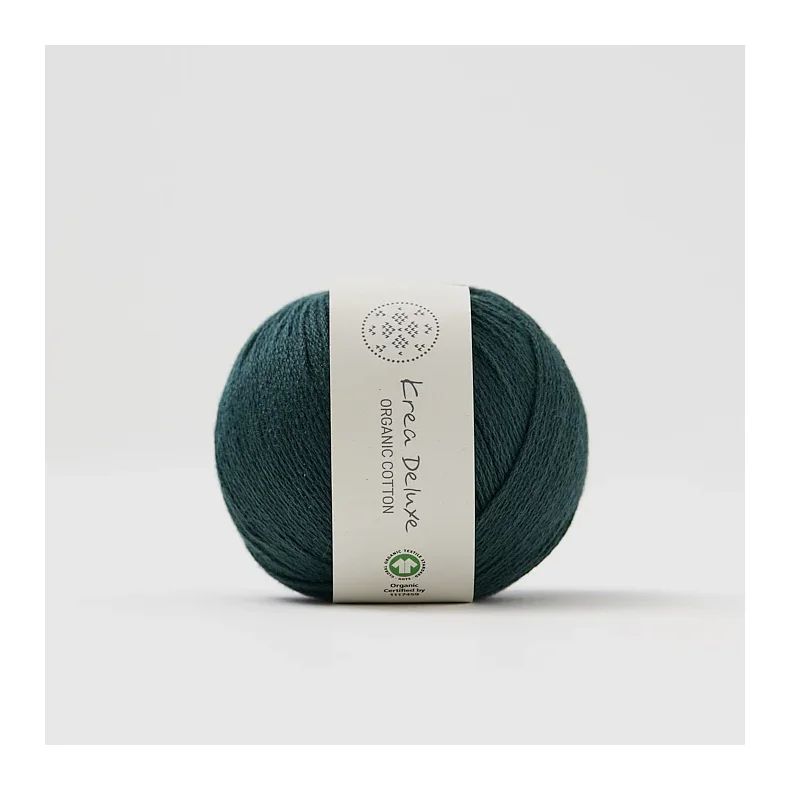 Organic cotton garn 50g nr. 69 M�rk marinebl�