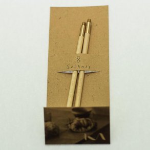 Seeknit Shirotake rundpinde tipper 14cm. 6,5mm.