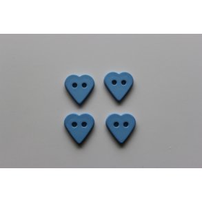Hjerte knap bl
