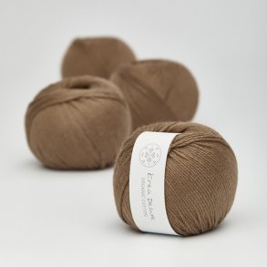 Organic cotton garn 25g. nr. 30 Brun