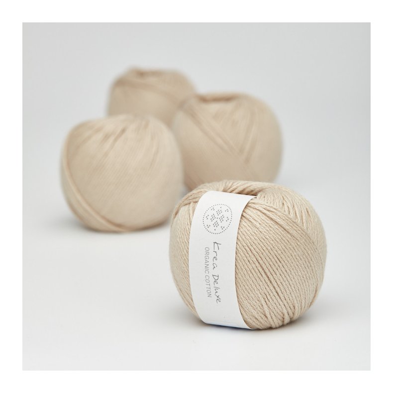 Organic cotton garn 25g. nr. 46 Sand