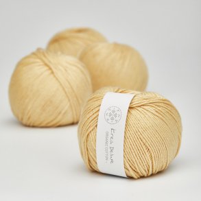 Organic cotton garn 25g. nr. 5 Gul