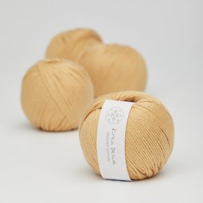 Organic cotton garn 25g. nr. 6 Mrkegul