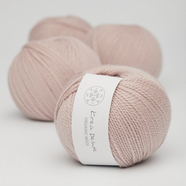 Organic wool 1 - ny - farve nr. 7 pudder