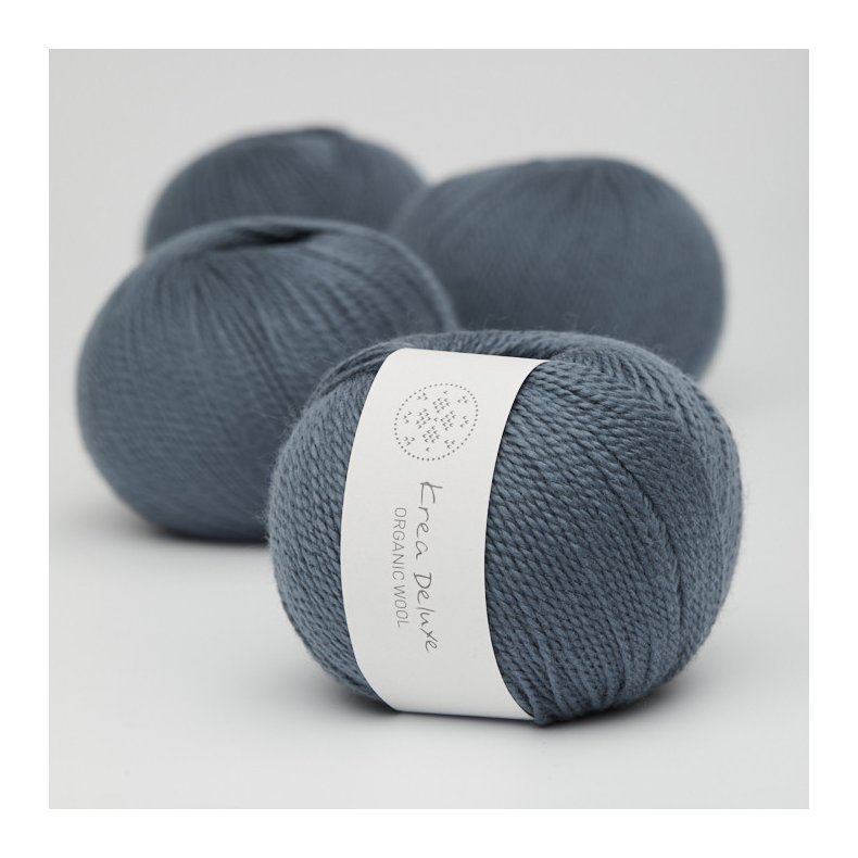 Organic wool 1 garn farve nr. 26 mrkebl