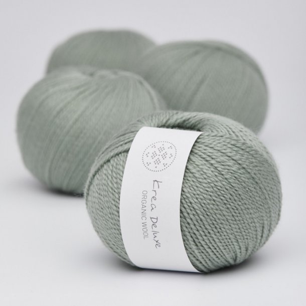 Organic wool 1 - ny - farve nr. 32 lys stvet grn