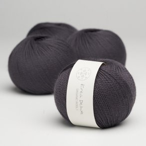 Organic wool 1 garn farve nr. 43 aubergine