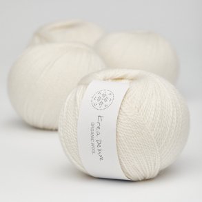 Organic wool 1 garn farve nr. 1 naturhvid