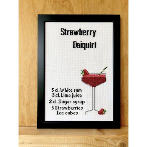 Strawberry Daiquiri - billede - broderi
